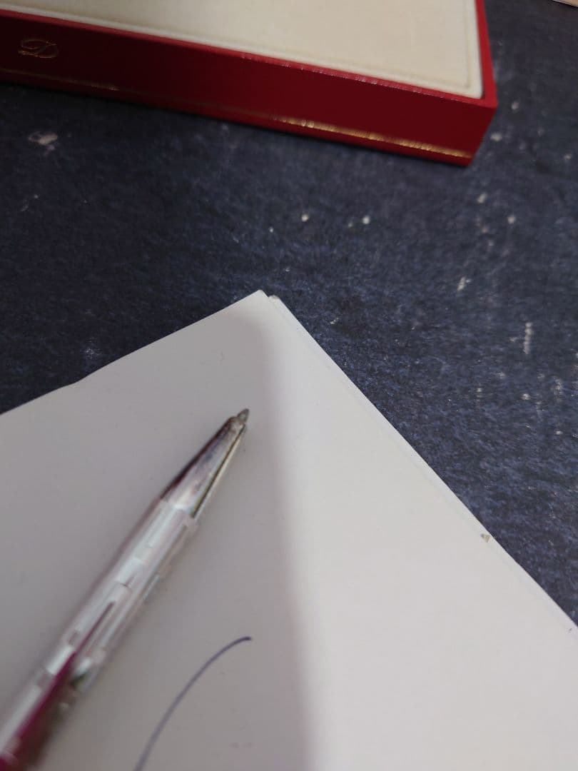 S.T.Dupont デュポン ボールペン　シルバースネーク