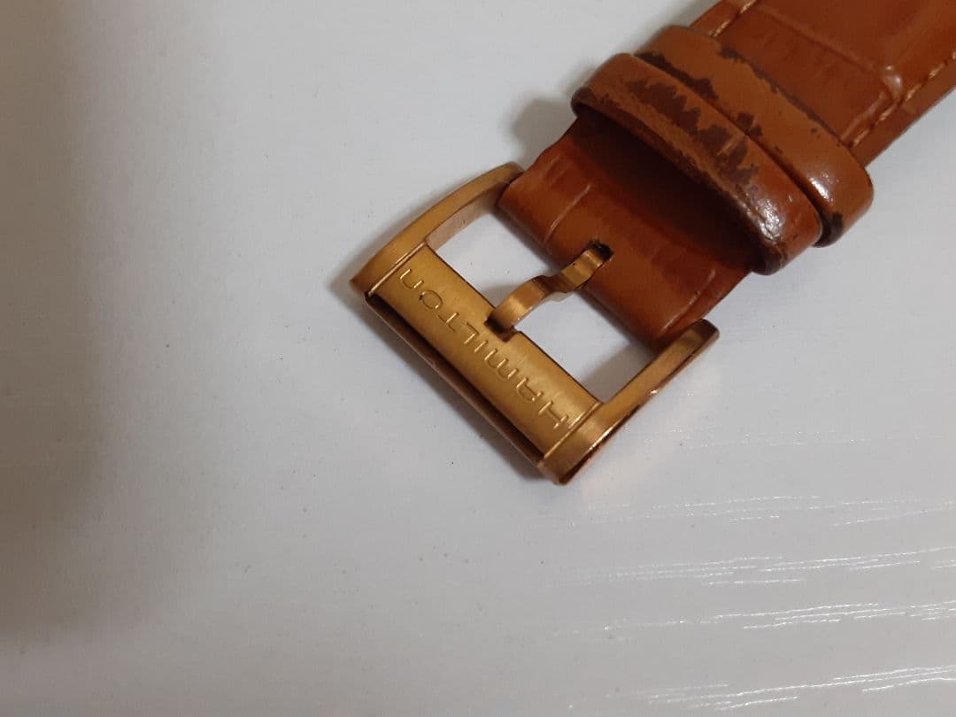 生産終了品 ハミルトン ジャズマスター ゴールド色 シンライン