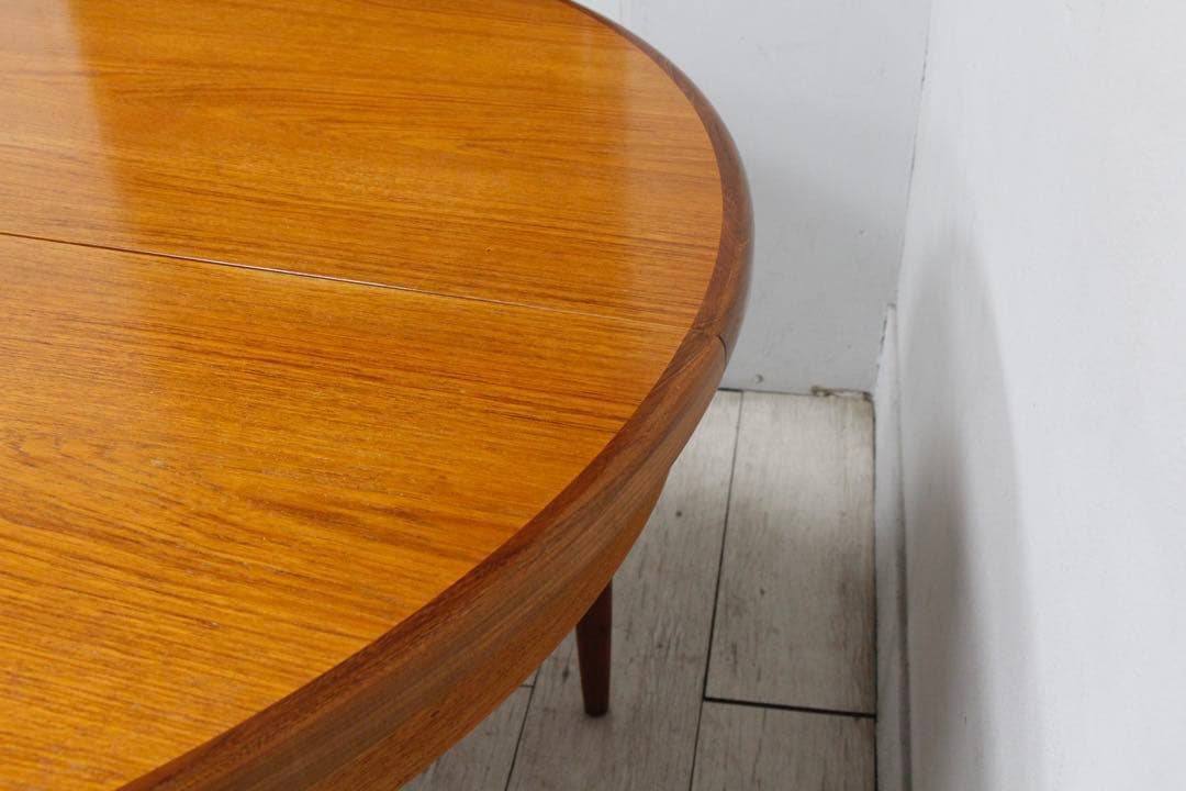 【極美品】G-PLAN ジープラン エクステンション ラウンドダイニングテーブル