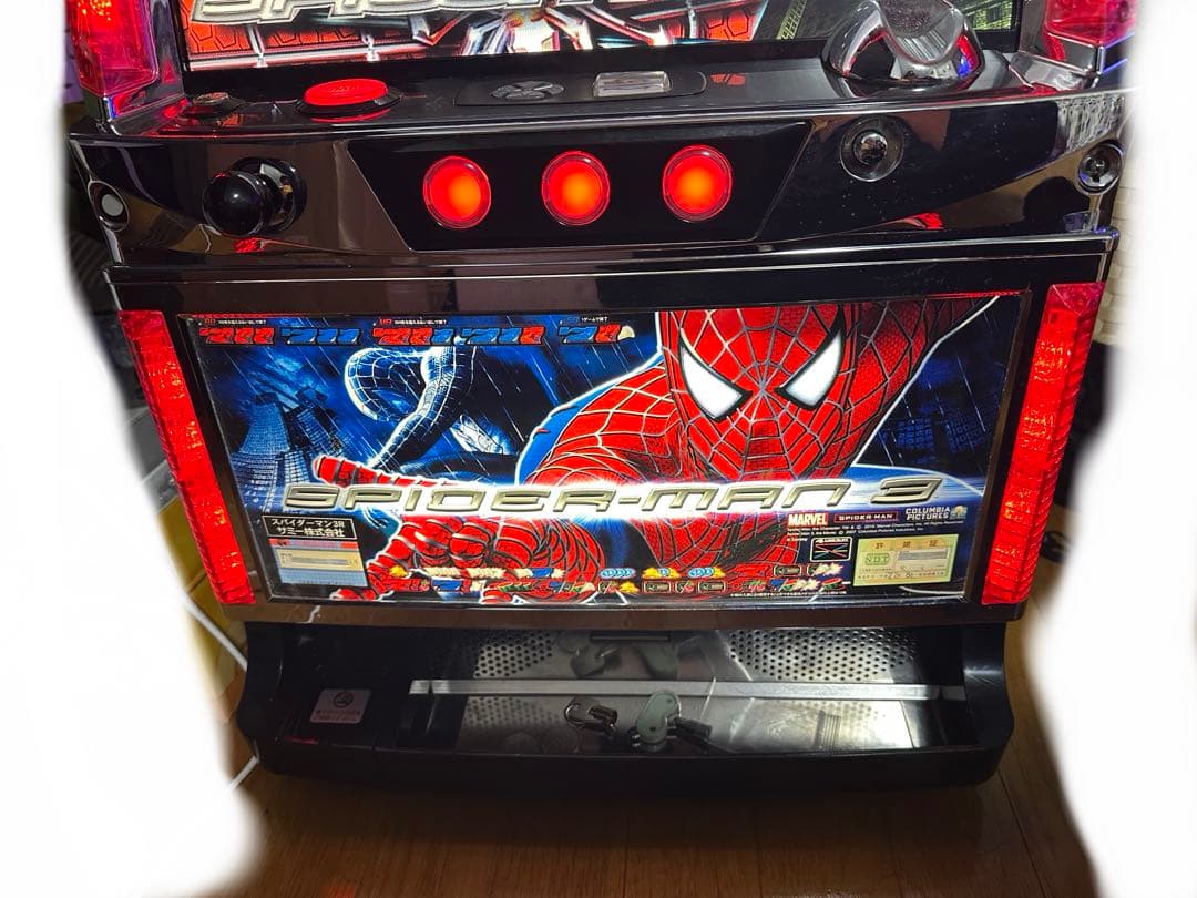 【配送料込み・引取可能】パチスロ スパイダーマン3 実機