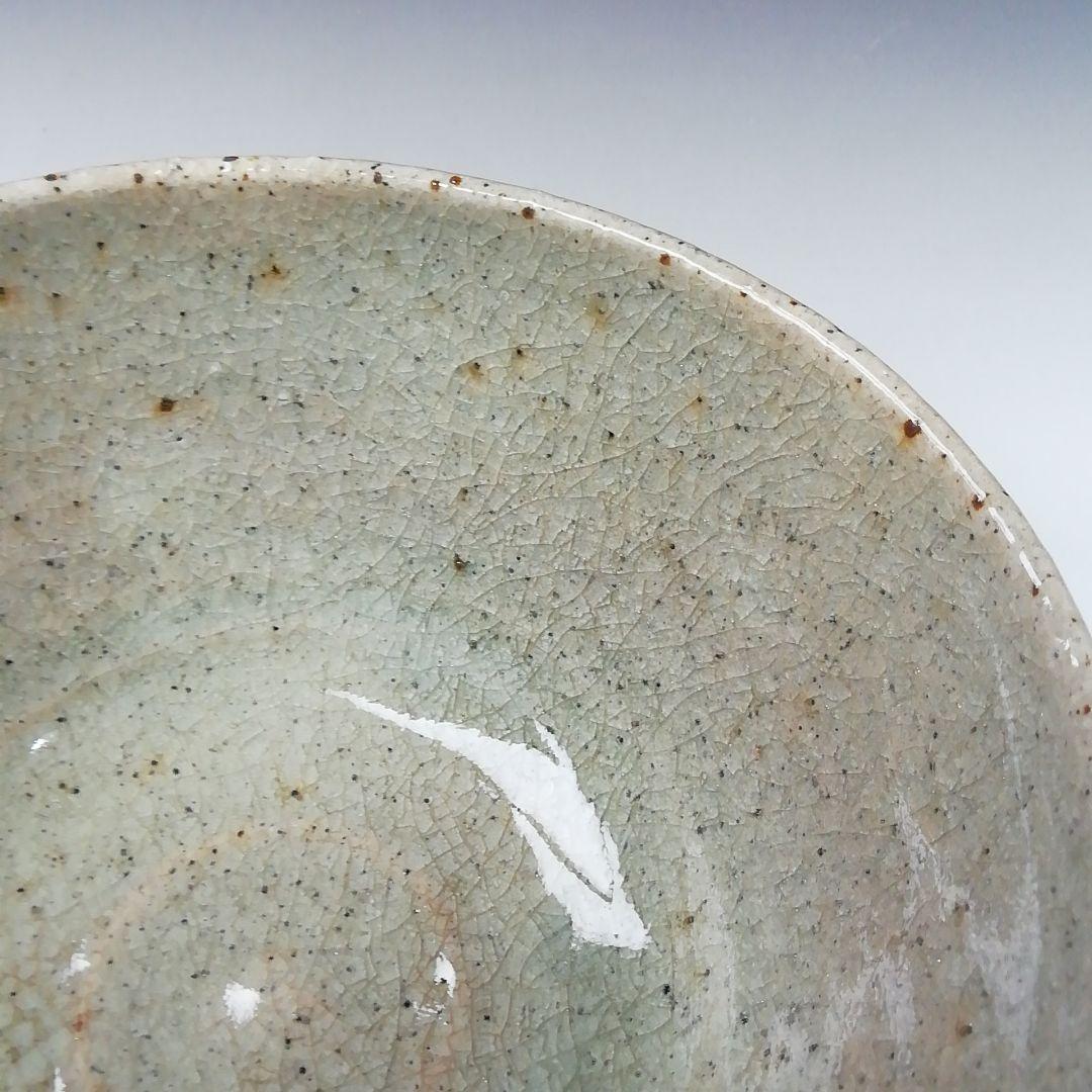 Ｔ１６０　茶碗　『渋草焼』『椿花』『渋草陶窯　渋草柳三』　共箱　抹茶碗　茶道具