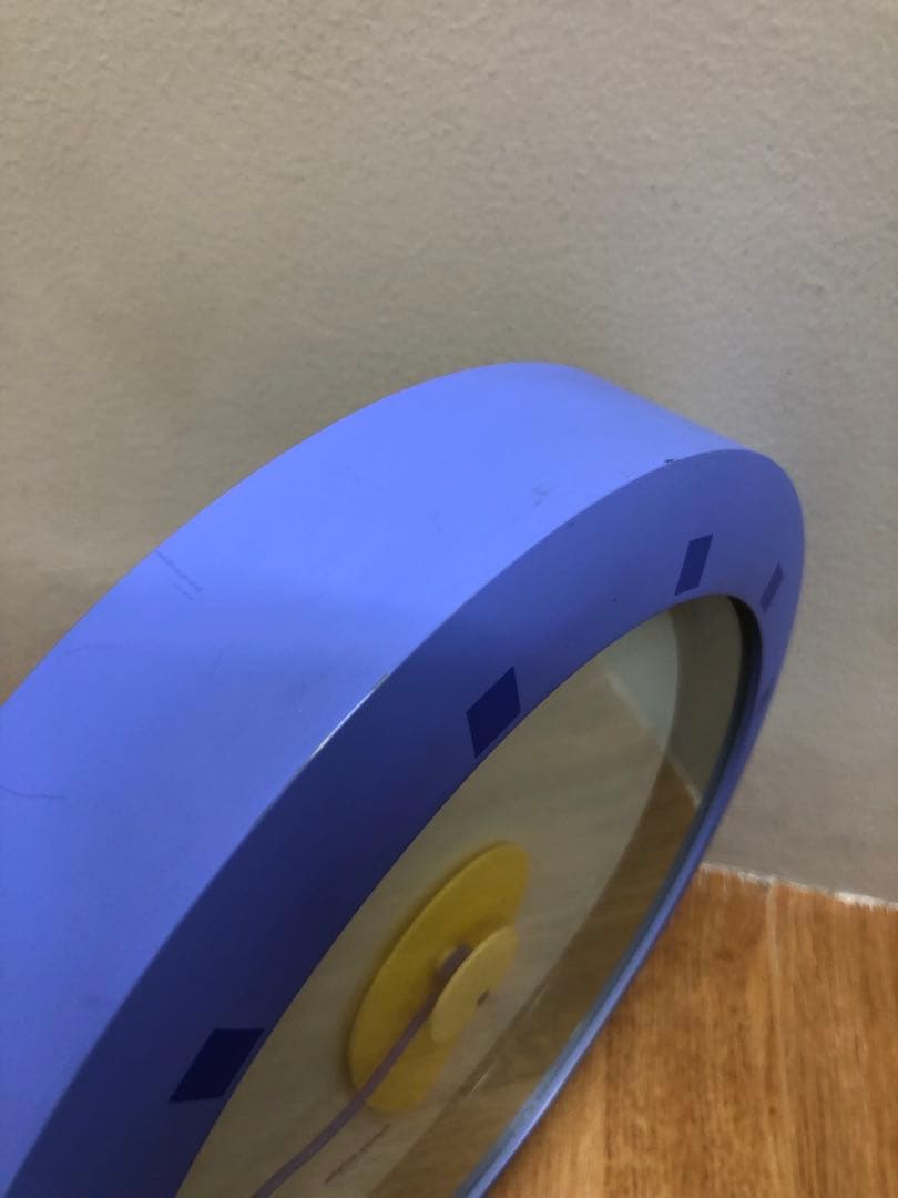 [希少] Lemnos レムノス ポストモダン 掛け時計 佐藤まどか 紫 日本製