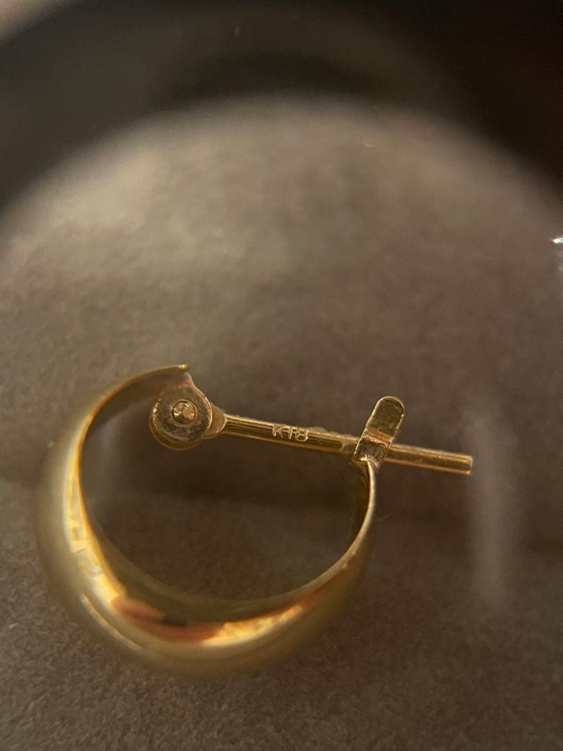 ジュエリーツツミ K18イエローゴールドピアス TSUTSUMI