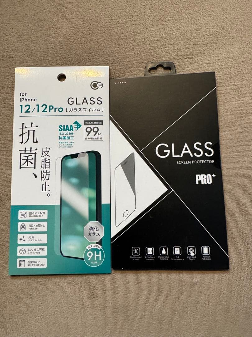 iPhone12 64G iFaceケースと強化ガラスフィルムセット