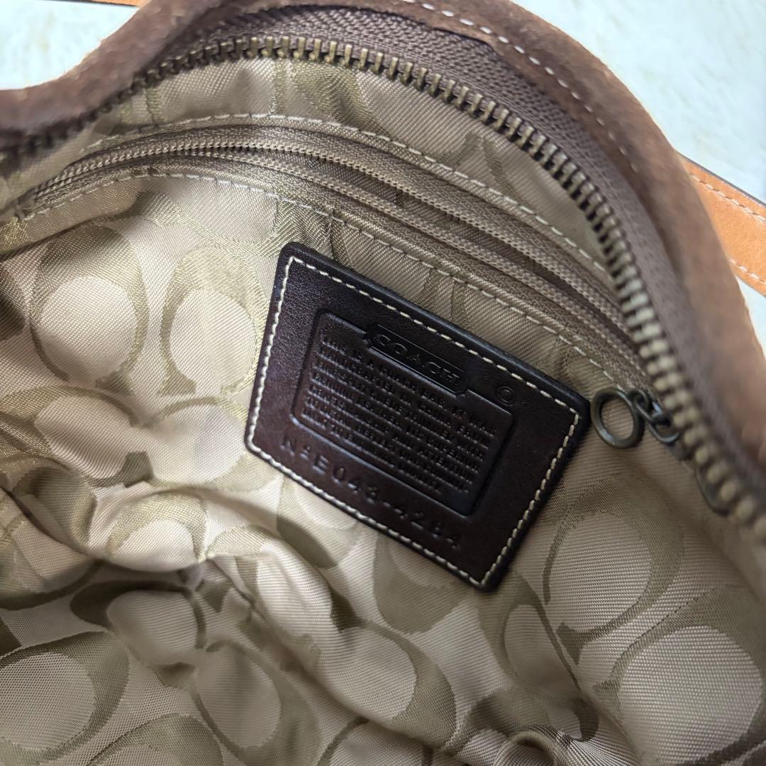 コーチ　coach スエード　ハンドバッグ
