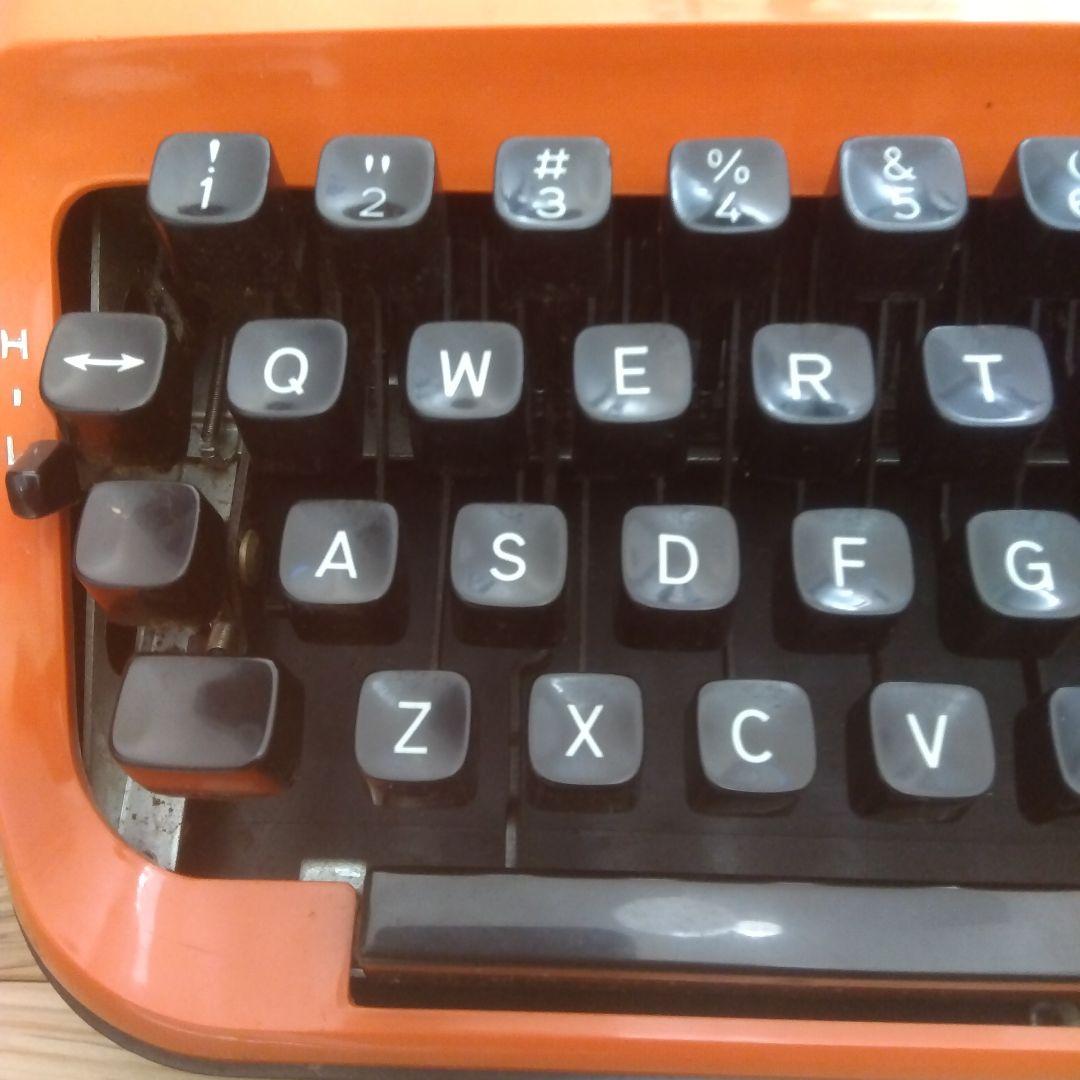 BROTHER YOUNG ELITE タイプライター オレンジ