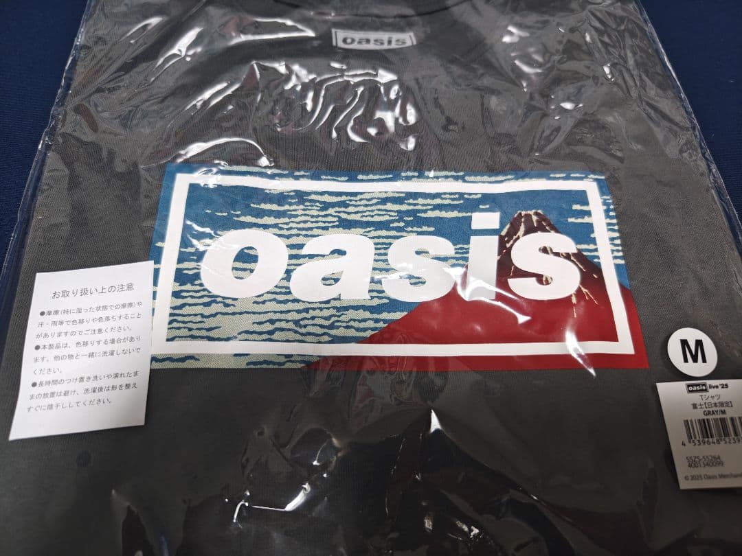 oasis ツアーTシャツ(Mサイズ) 日本限定