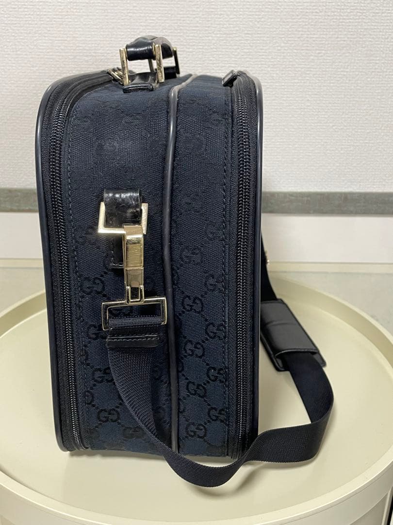 グッチ GUCCI 2wayビジネスバッグ ggキャンバス黒 0190423