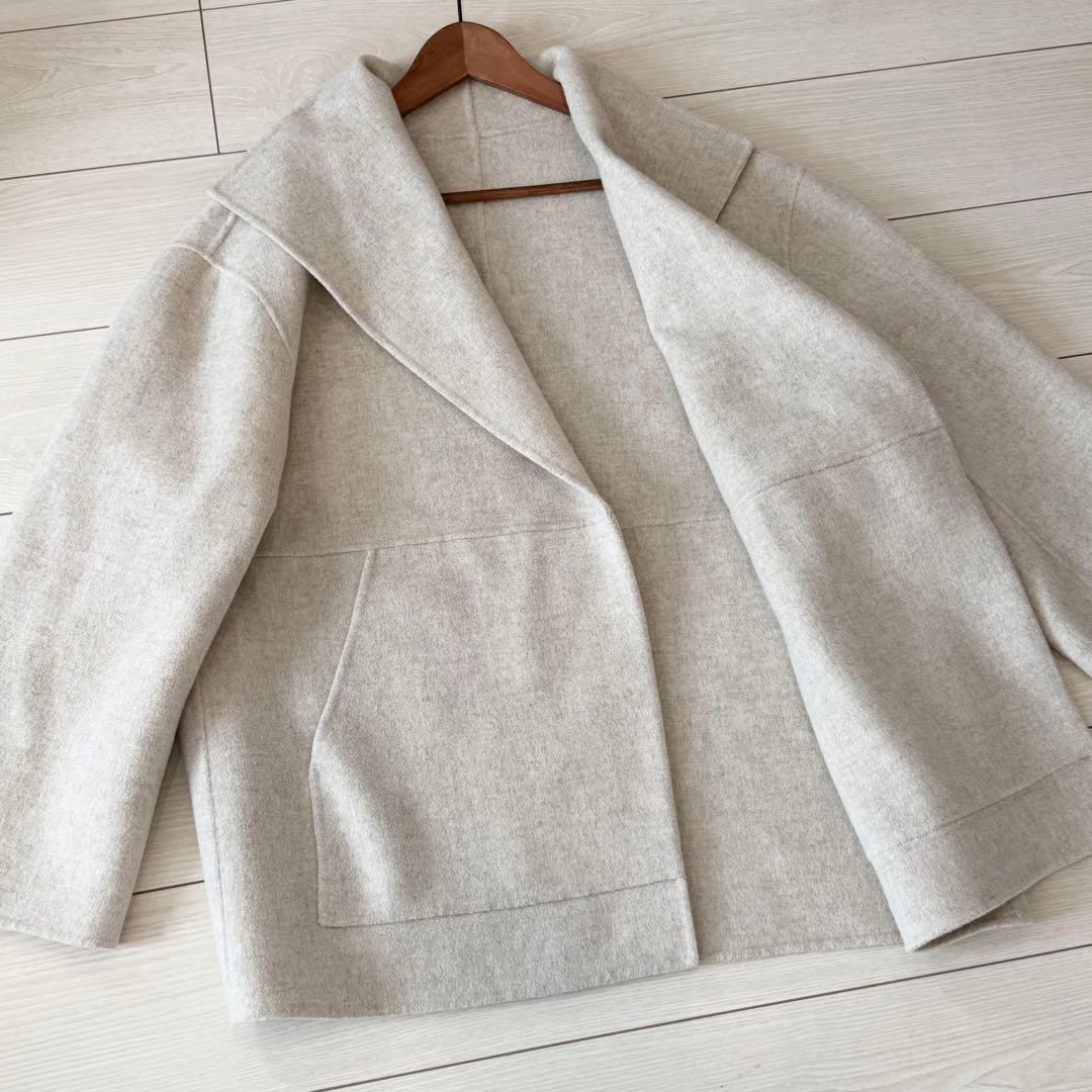 綺麗　定価55.000 plage ハミルトンコート　ミドル丈　36