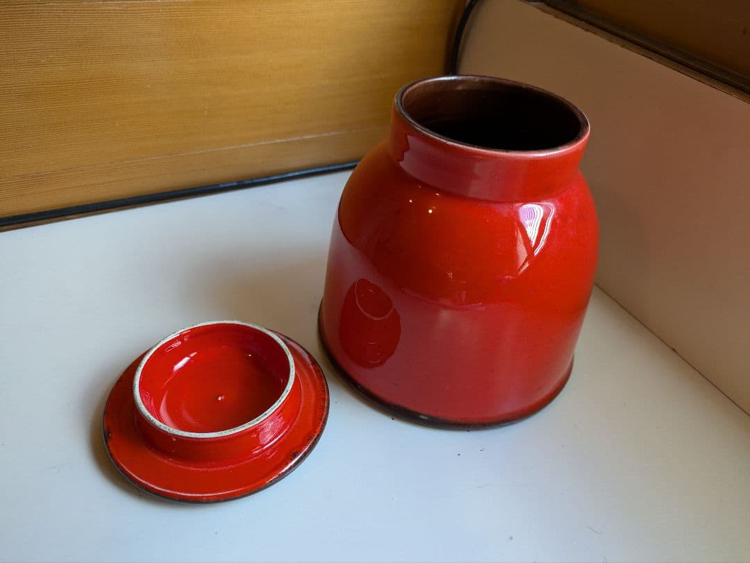 コーヒー豆入れ　ヴィンテージ　イタリア　Baludelli