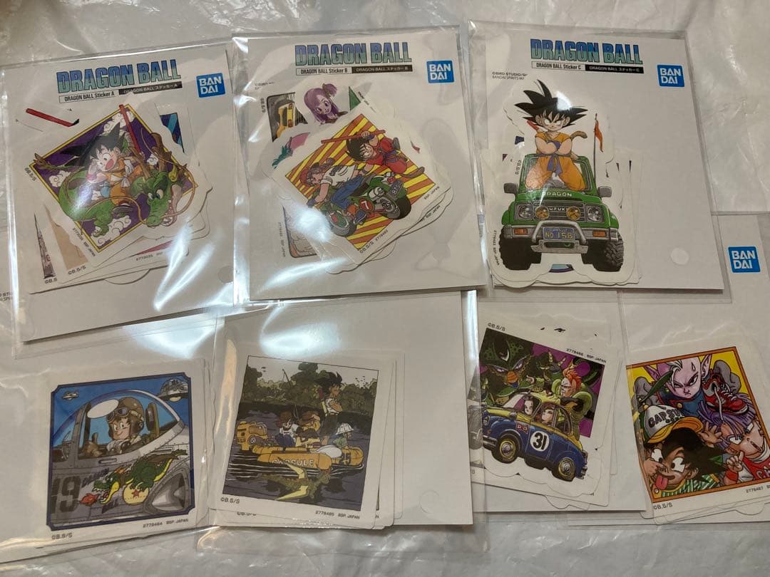 DRAGON BALL ステッカー全種コンプリートセット