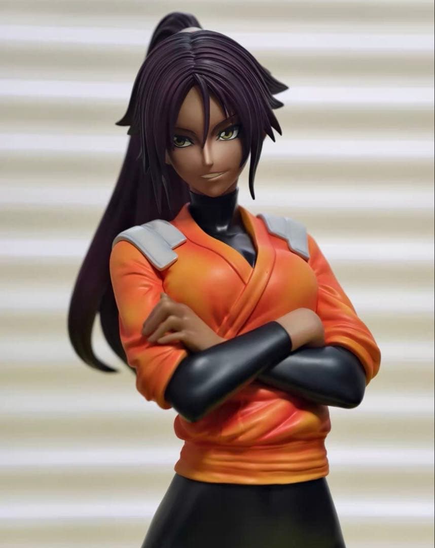 BLEACH 四楓院夜一 ガレージキット ガレキ スタチュー②①