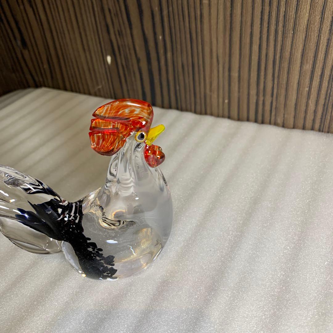 レトロ MultiGlass マルティグラス ガラス細工　鳥、羊、猿セット