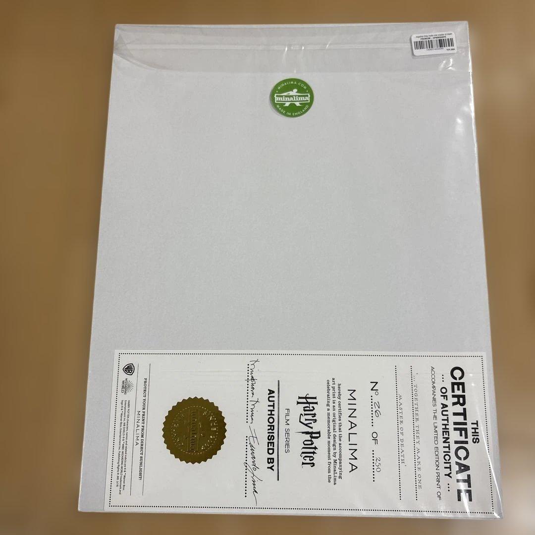 レア　ハリーポッター　ミナリマ　プレミアム　アートプリント