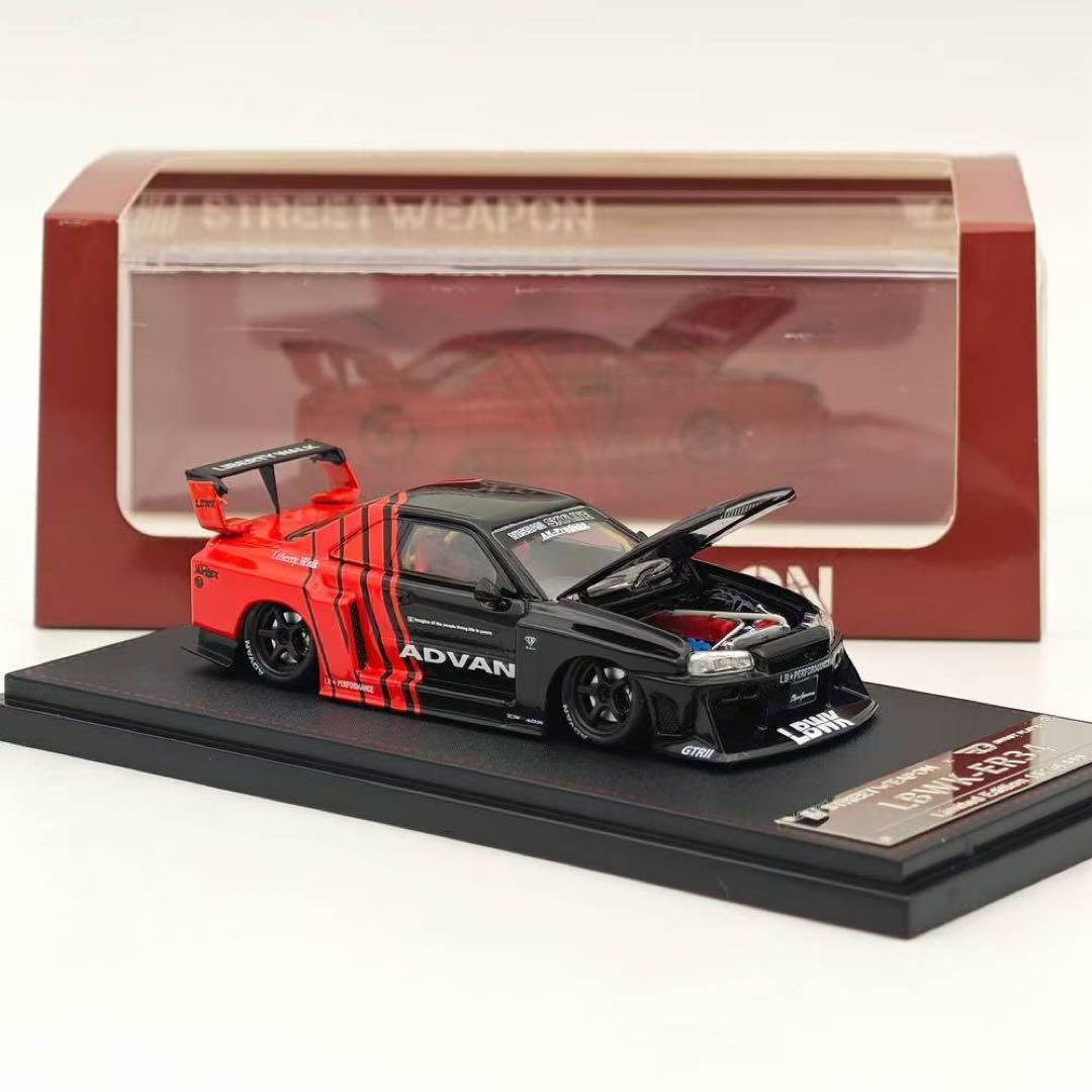 【3台セット】SW 1/64 GT-R ER34 LBWK 限定499
