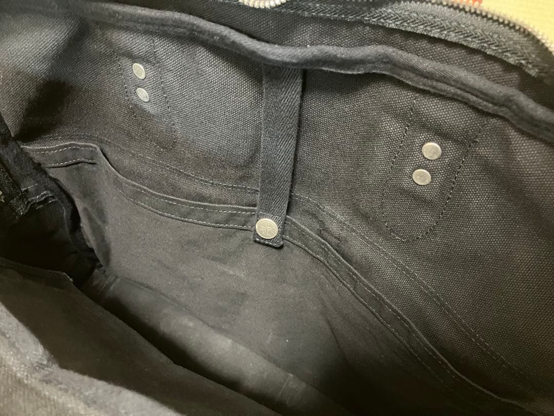 よ*パ様 一澤信三帆布　ビジネスバッグ H26 綿帆布　黒色　メンズ　バック　格