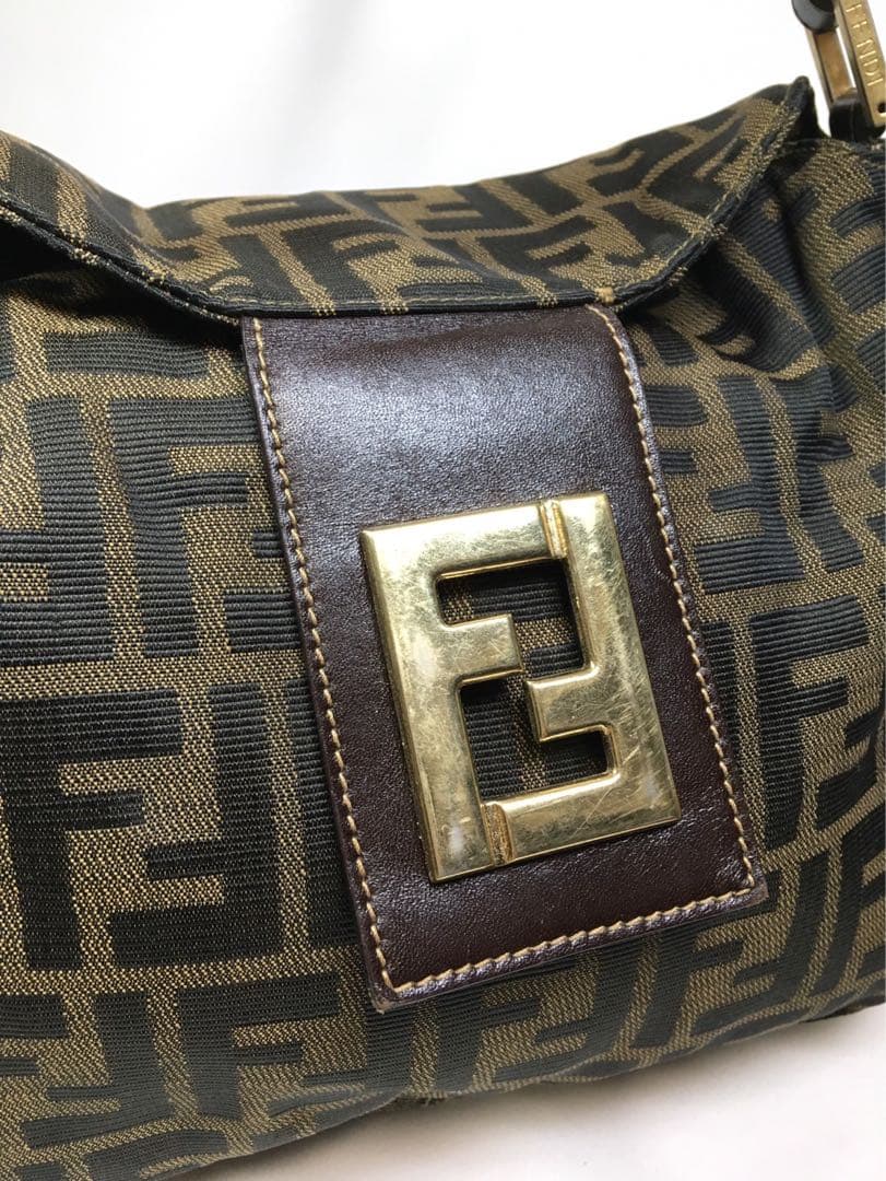 フェンディ　ズッカ柄　ハンドバッグ　ショルダーバッグ