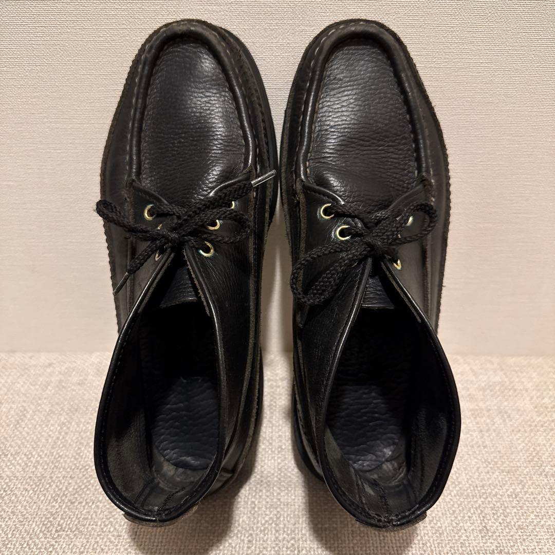 ラッセルモカシン　russel moccasinスポーティングレイチャッカ　黒