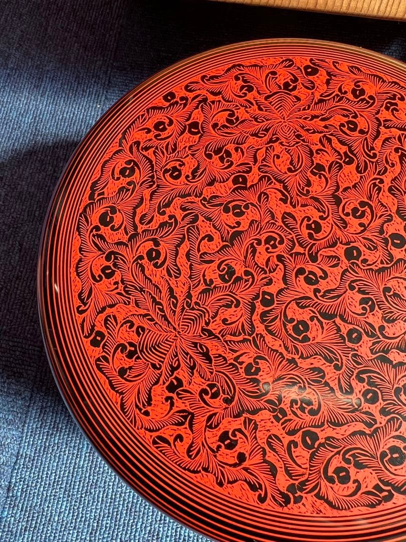 1283  讃岐蒟醤塗金喰籠　菓子器　坂本雪斎？　未使用