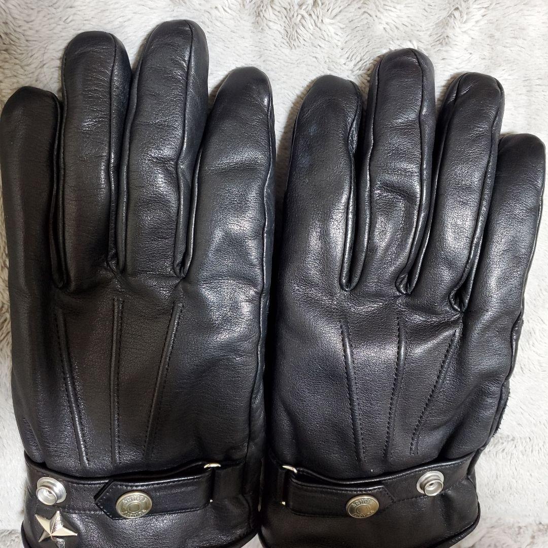 【美品土日最終超特価】Schott ワンスター レザーグローブ 革手袋 Lサイズ