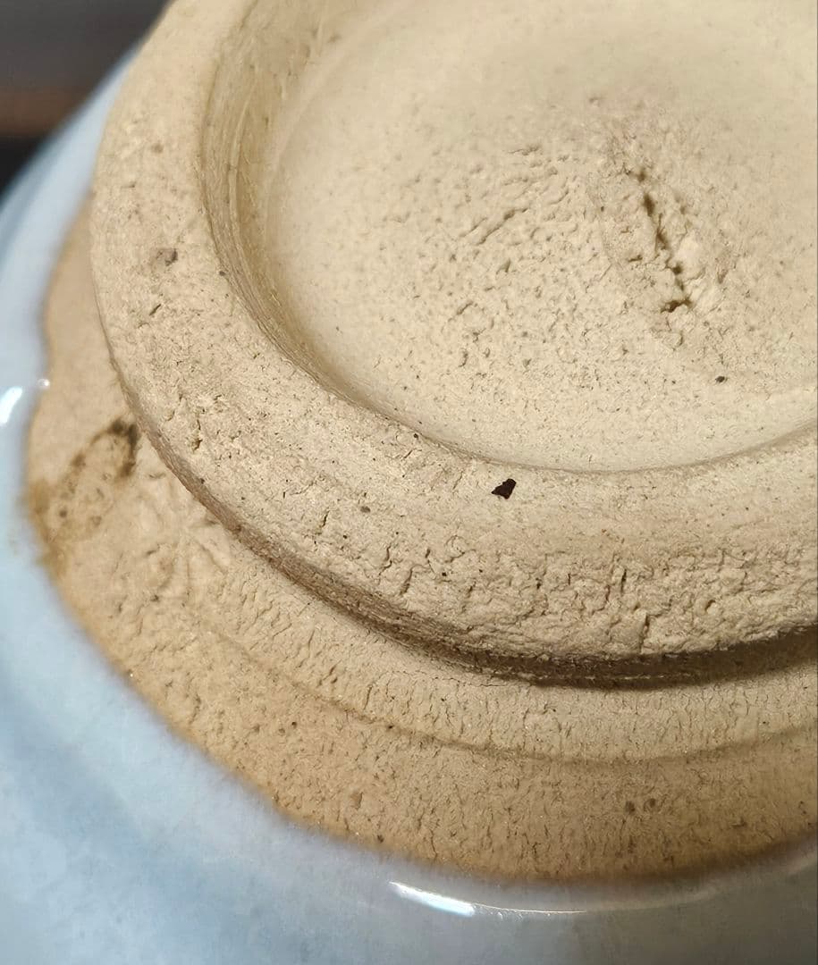 【茶人未使用品！放出品❗】日本工芸会正会員　岩坂直　作　鈞窯　茶碗　共箱　茶道具