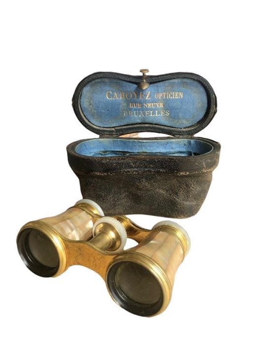 20世紀初頭　フランスアンティーク　マザーオブパール　オペラグラス