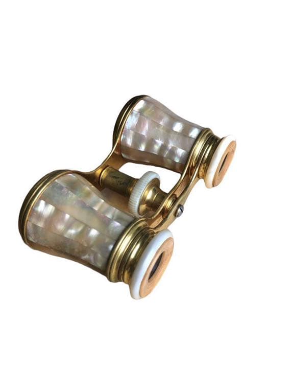 20世紀初頭　フランスアンティーク　マザーオブパール　オペラグラス