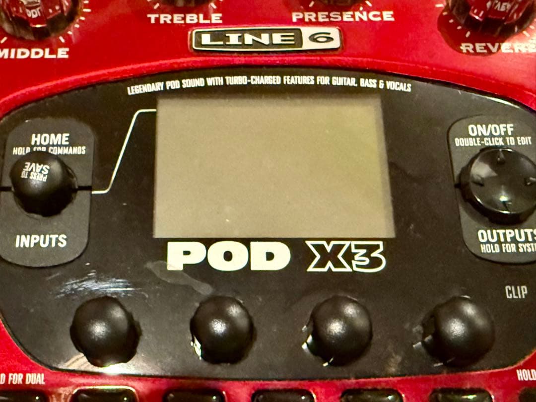 LINE 6 POD X3 ギターエフェクター