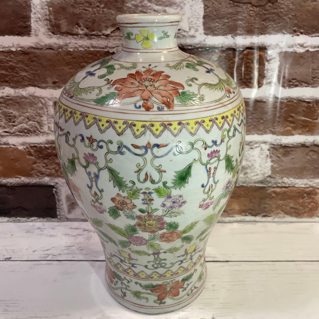 お値下げ 中国陶器 花瓶 花器 陶芸