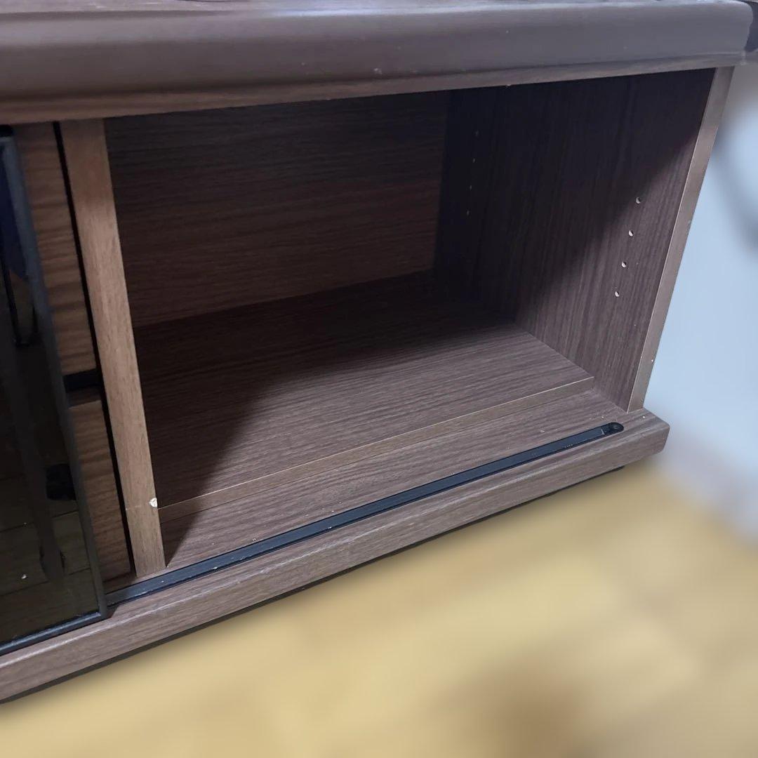 【残り2週間で粗大ゴミ】テレビ台　ローボード　ブラウン木製　幅150cm