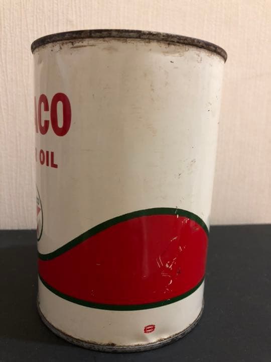 ビンテージ　テキサコ　オイル缶