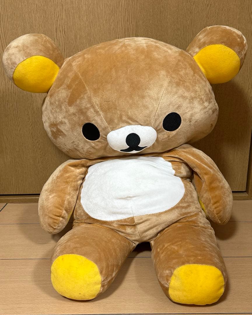 リラックマ ⭐︎特大ぬいぐるみ ファスナー付き