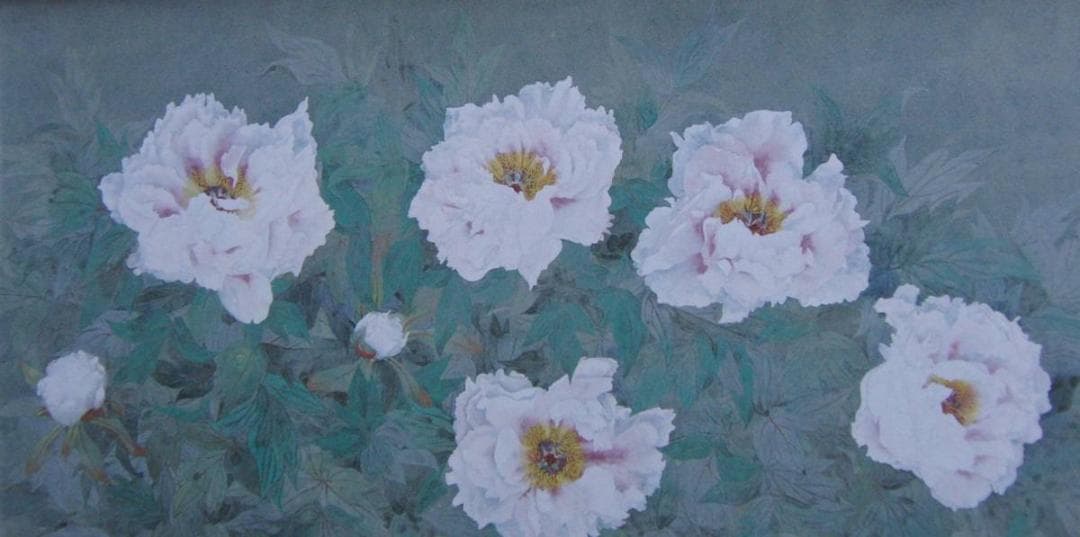 小串美紀、【春華】、希少な額装用画集より、新品額装付、状態良好