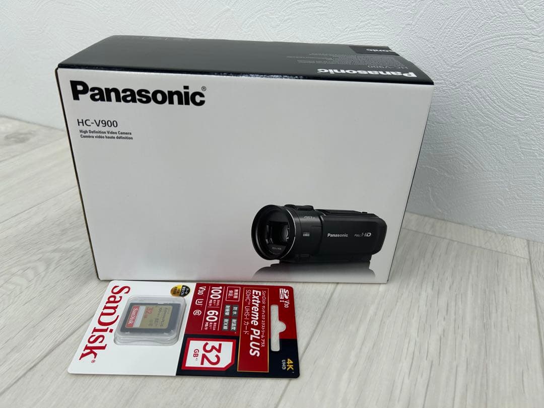 のん【新品未開封】Panasonic HC-V900 ビデオカメラ本体