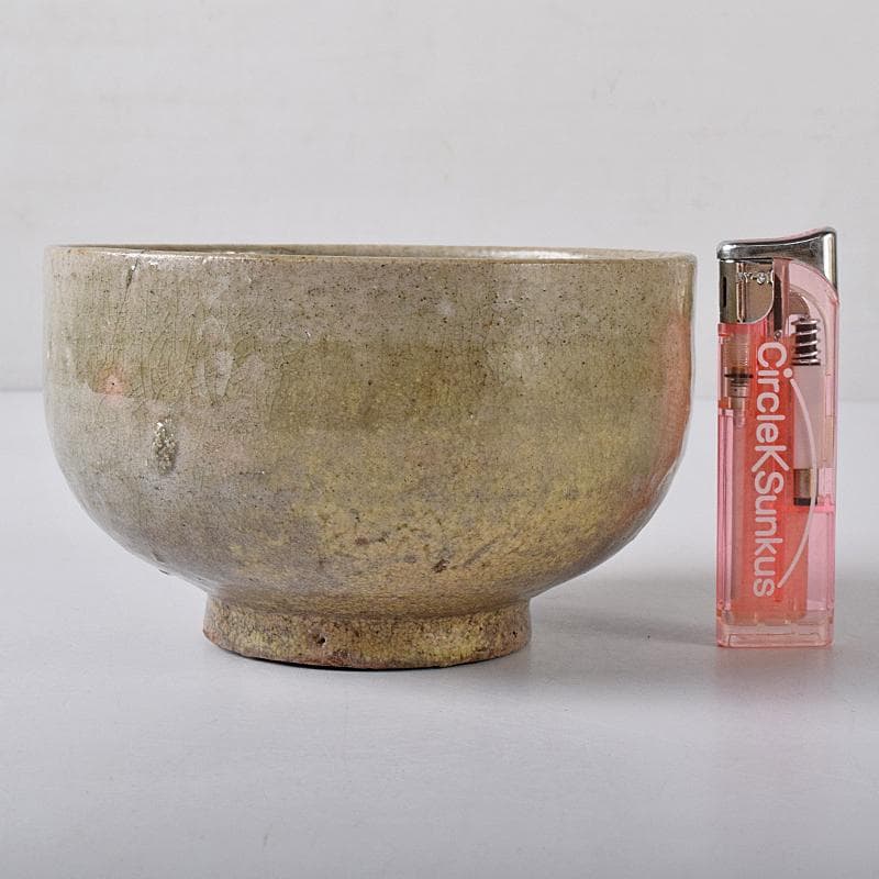 朝鮮美術　李朝　高麗青磁　茶碗　時代箱付　M　R8402