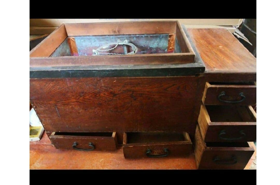 昭和　アンティーク　家具　火鉢