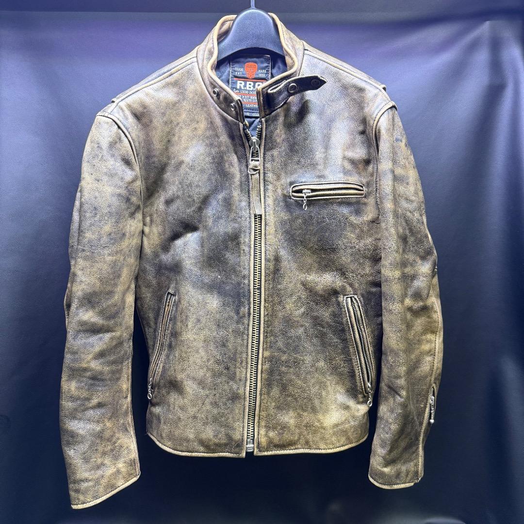 ◉A前c1004 R.B.C. レジェンド ジャケット シングルライダース S