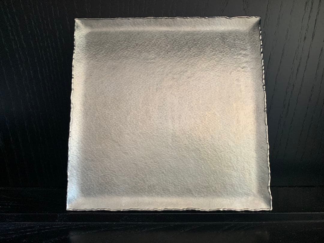 京都清課堂　錫　薄氷皿6寸