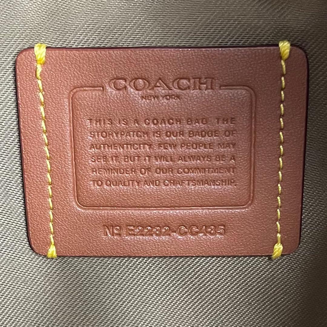 美品 Coach コーチ 2way ショルダーバッグ グレージュ 斜め掛け◎