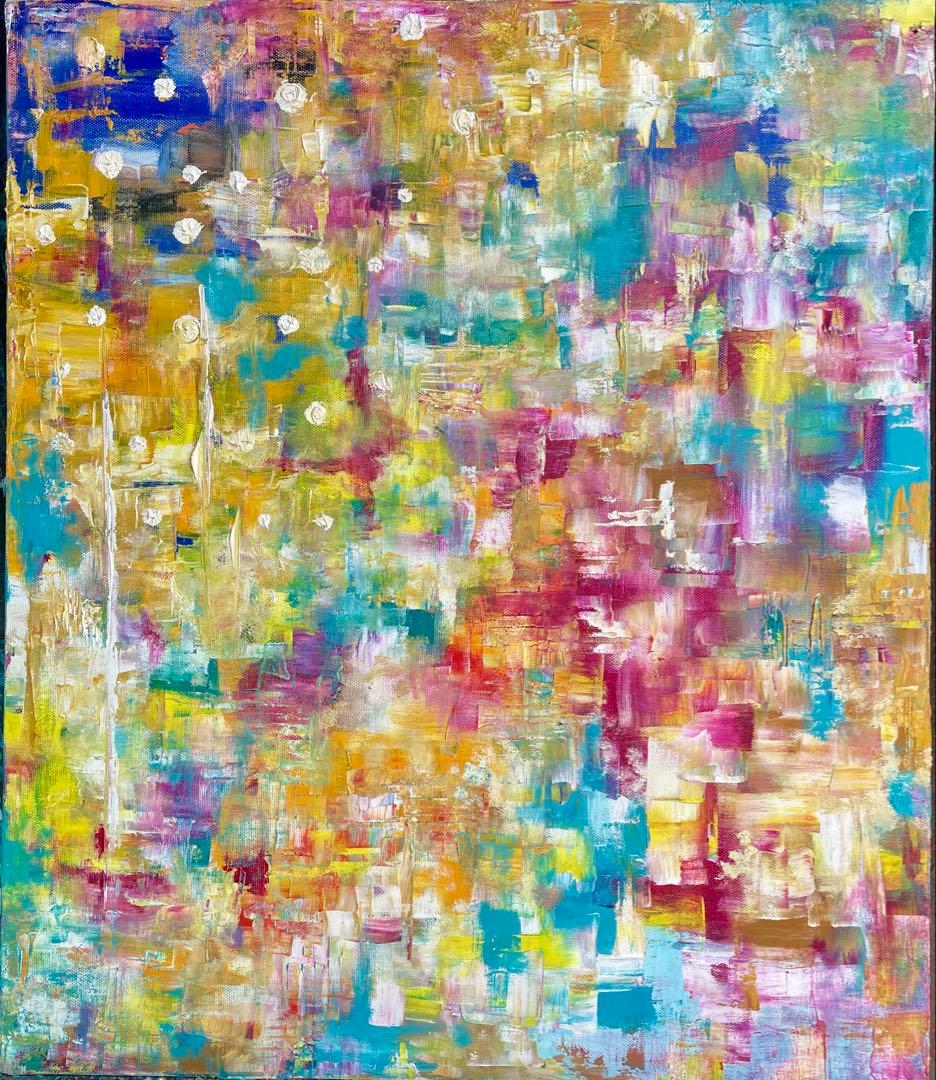 【最終価格】絵画　油絵　原画　抽象画　現代アート　F10