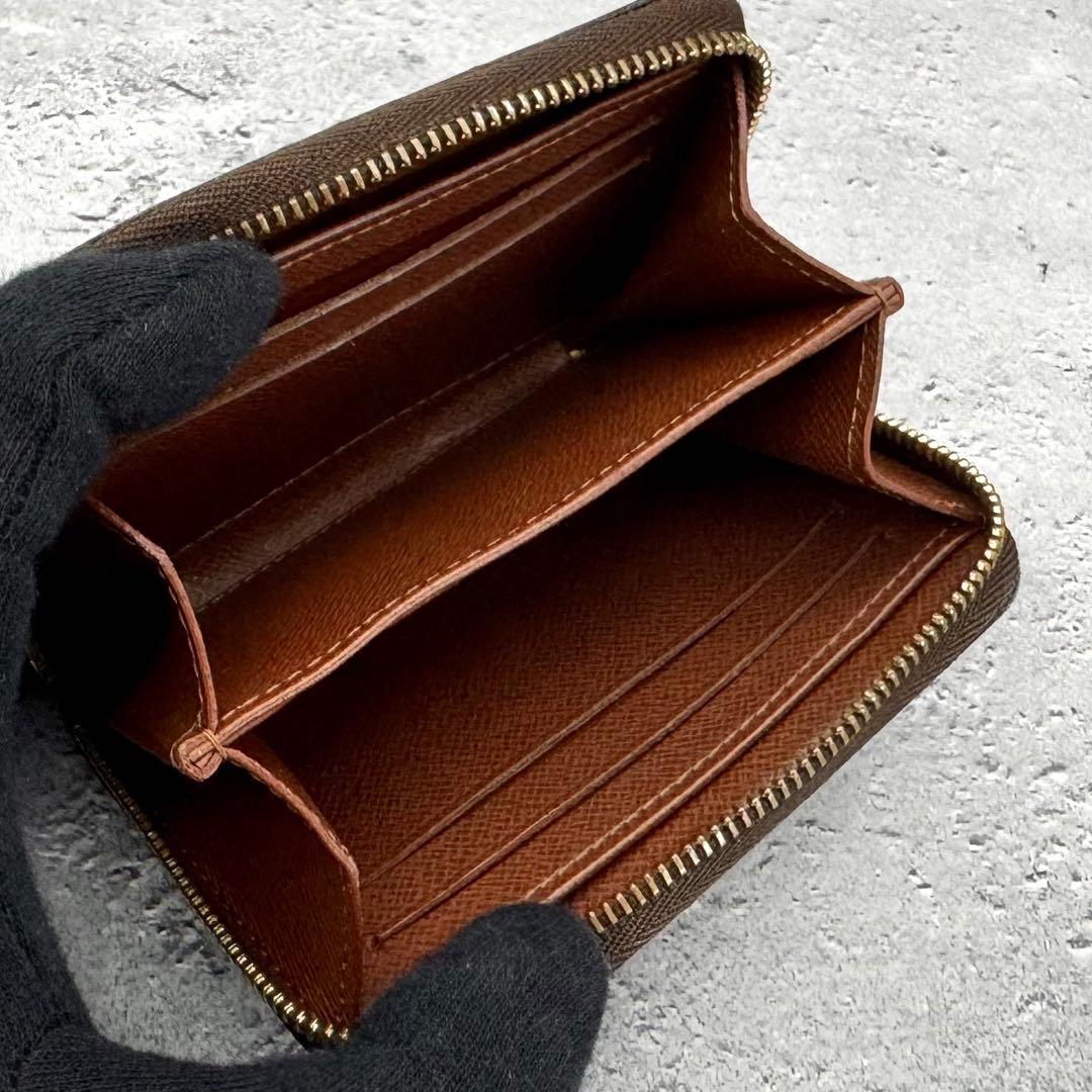 ルイヴィトン モノグラム ジッピーパース・ケース 茶　小銭入れ　財布