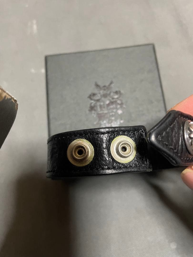 クロムハーツ　3ボタン2スナップ　ブレスレットchrome hearts