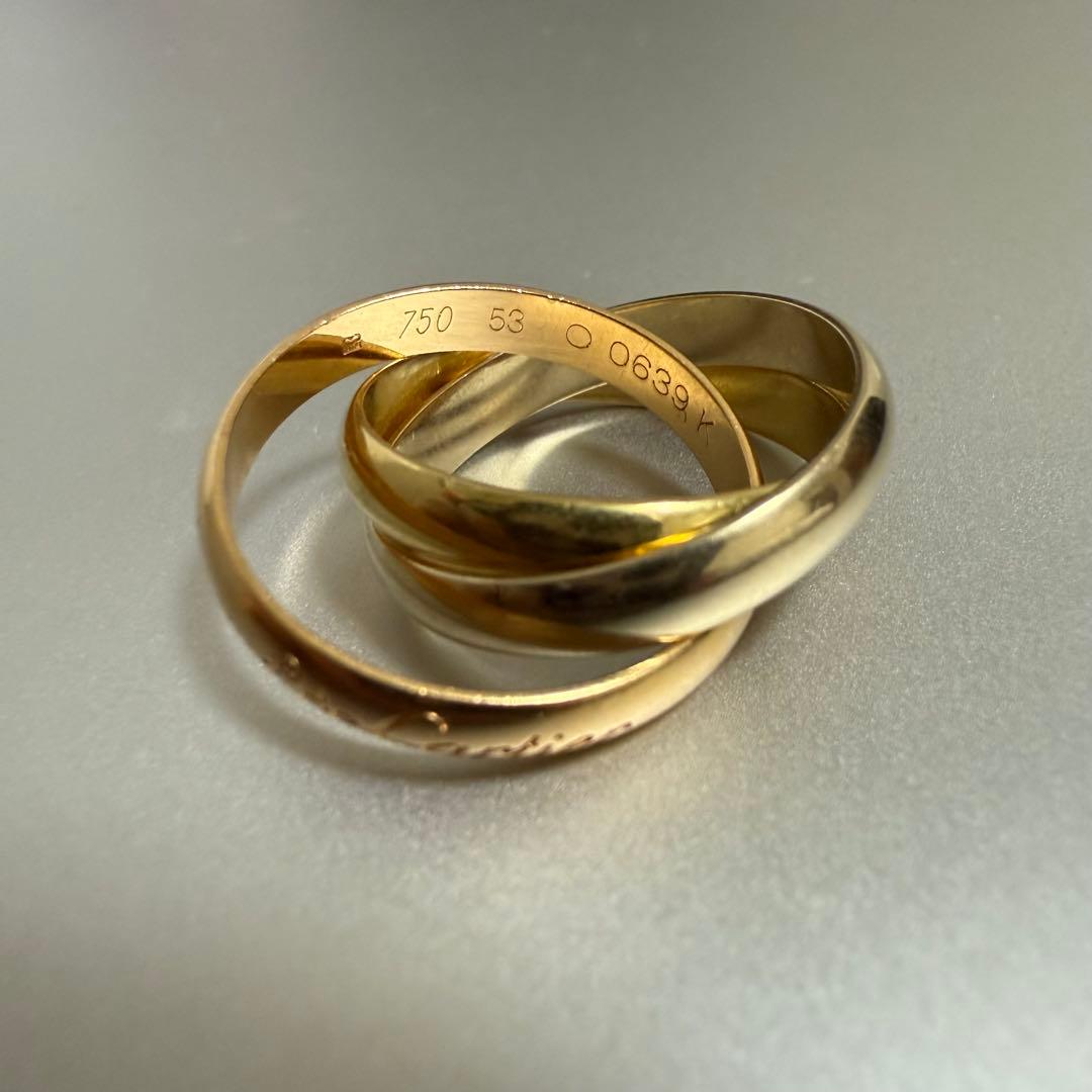 【1/4限定価格】カルティエ トリニティ クラシック リング 53