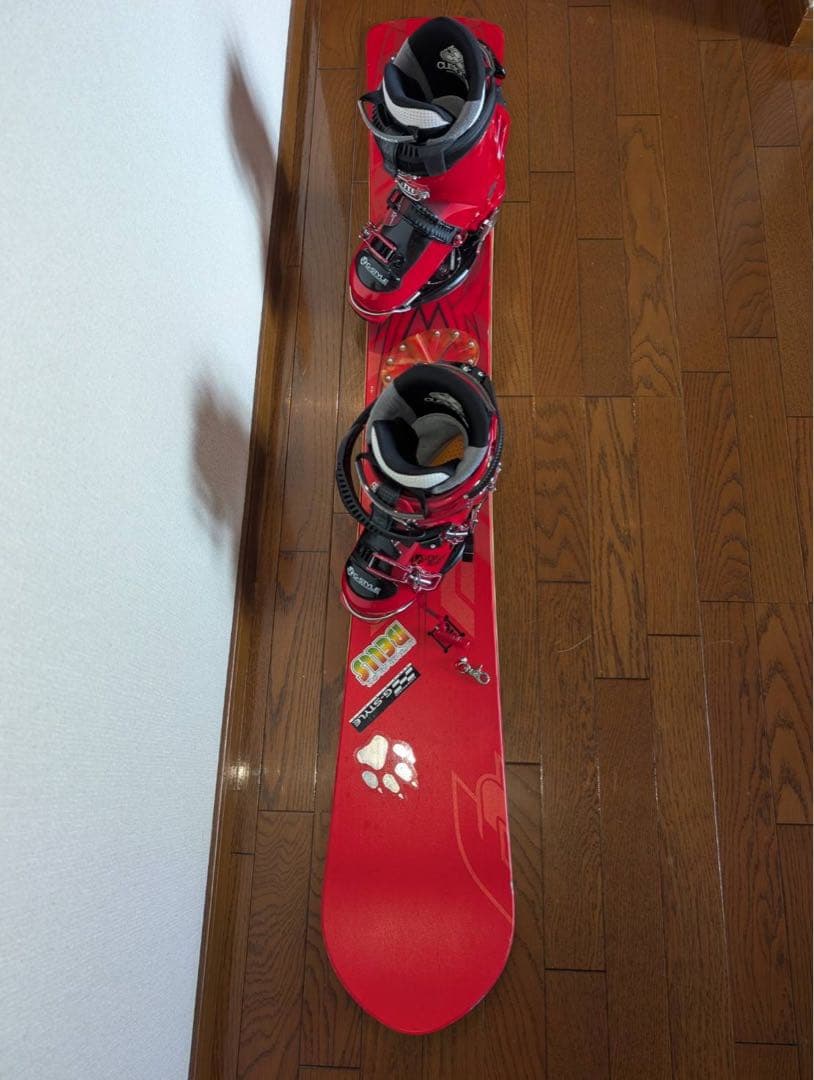 引取限定　F2スノーボード + G-STYLE ブーツ+ビンディングセット