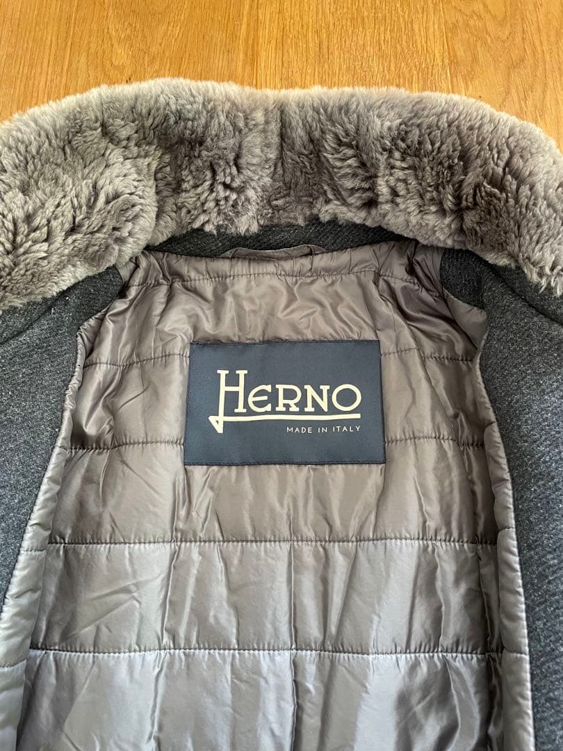 HERNO ヘルノウールスタンドカラーコート