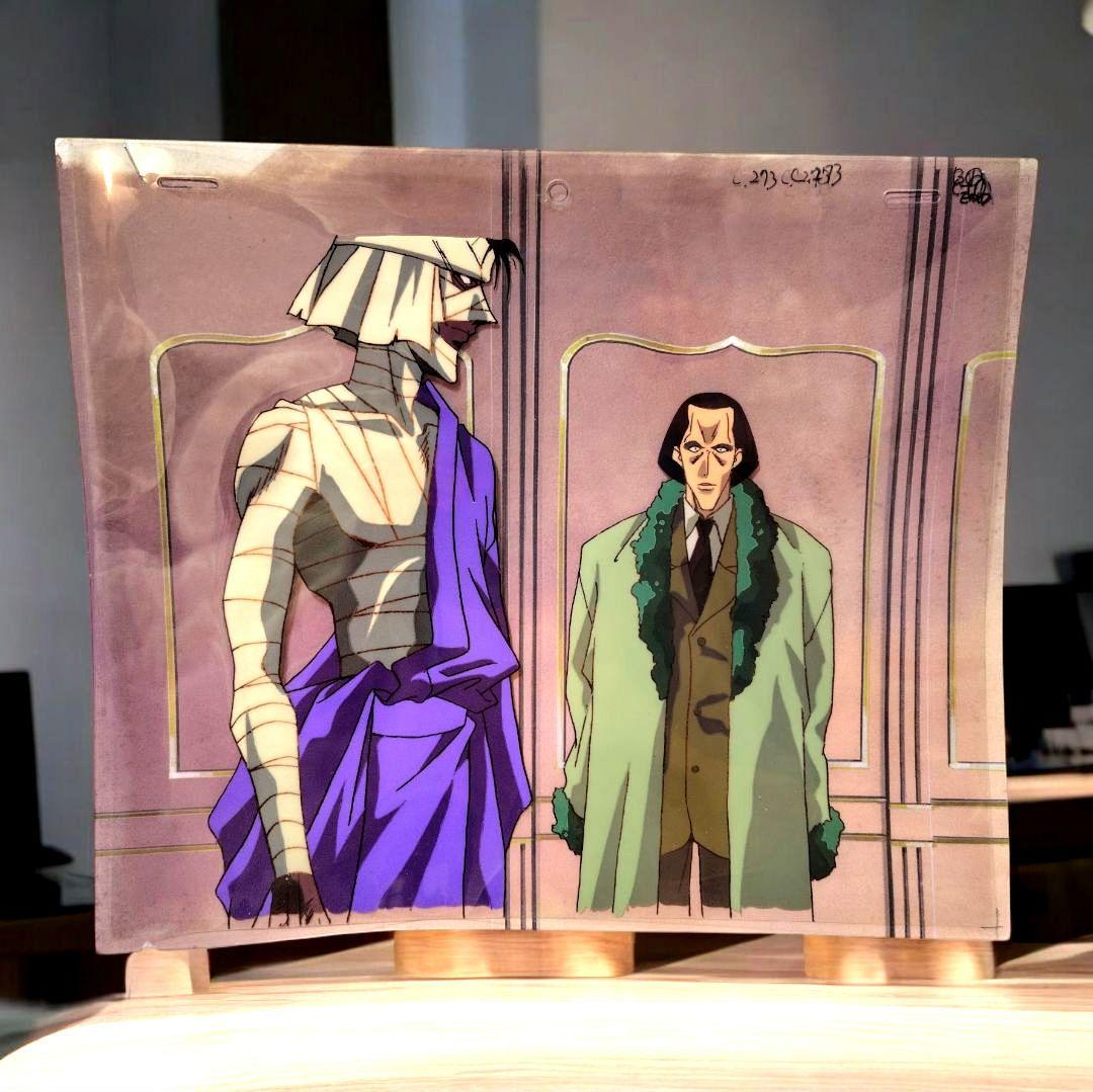 美品　るろうに剣心 志々雄真実背景付き本編セル画3枚セット