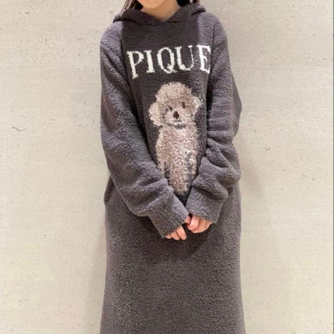 gelato pique ジェラートピケ　トイプードルジャガードワンピース