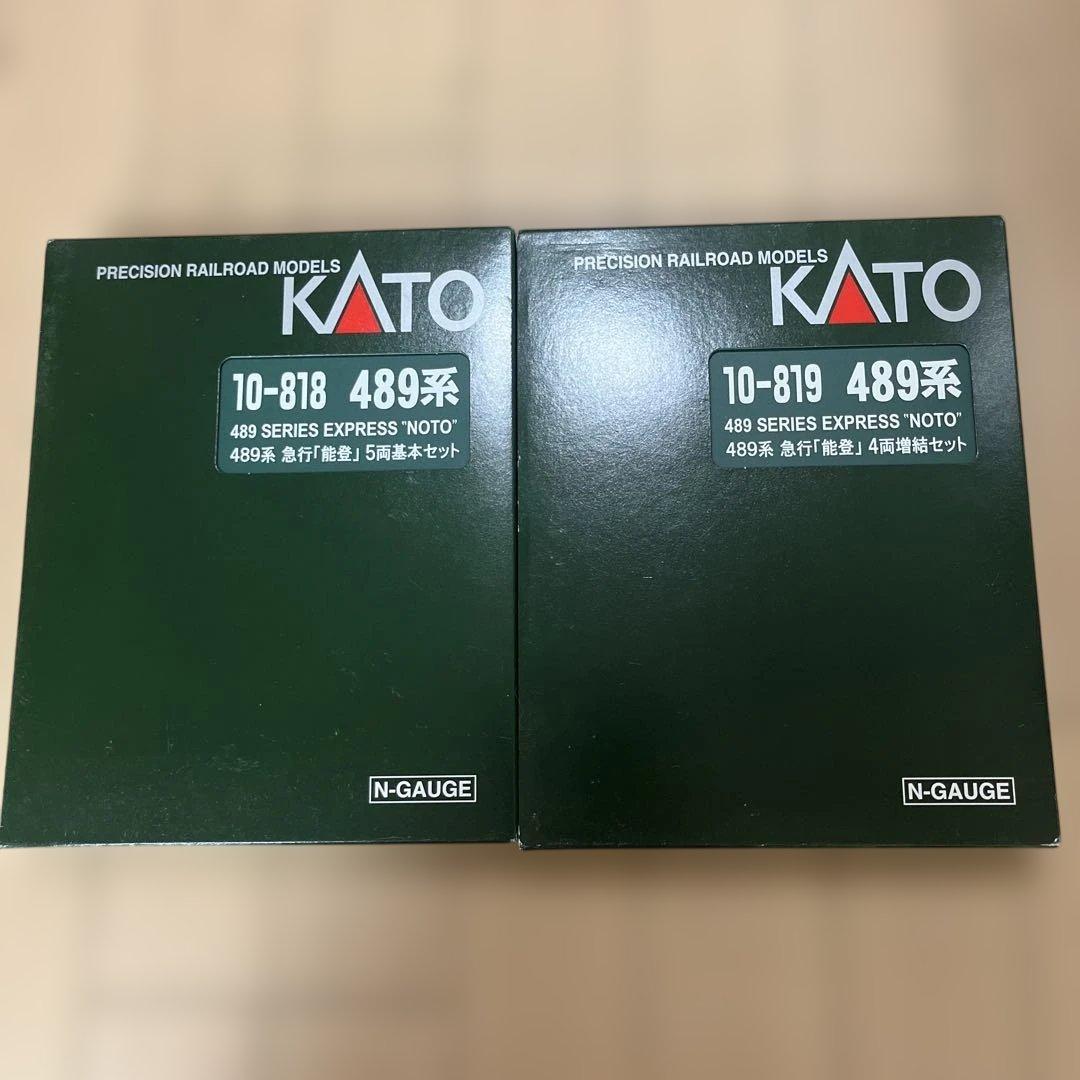 KATO 10-818 10-819 489系 急行「能登」　5両基本と4両増結