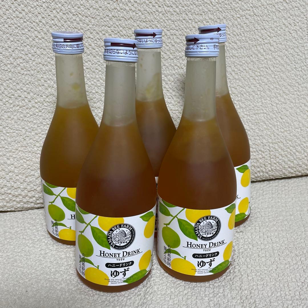 山田養蜂場 ゆずハニードリンク 500ml 5本