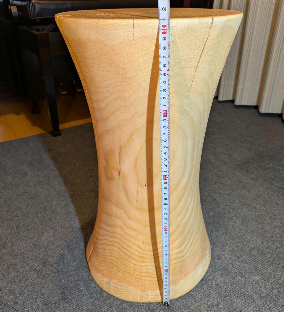 ヤムチャ　　　姫小松　天然木　丸太　椅子　スツール　テーブル　高さ約51㎝